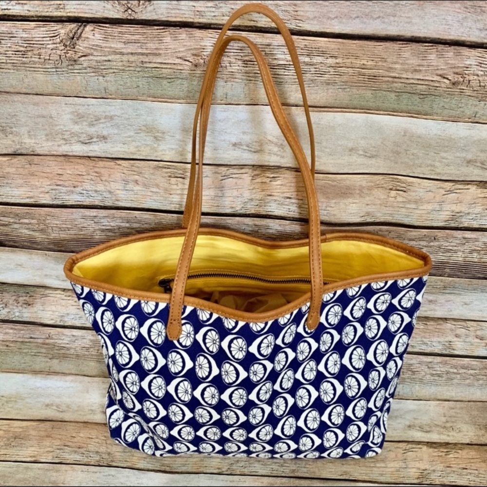 🍋 JCrew Lemon Bag / Tote